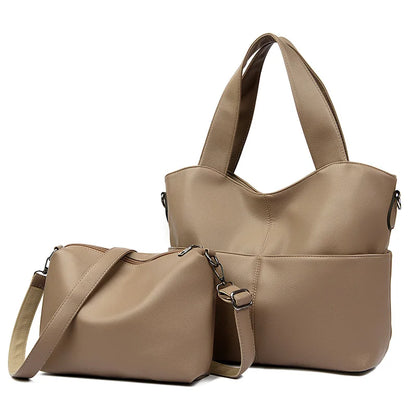 Large Capacity Soft Leather Women Shoulder Crossbody Bags High Quality Female Purses and Handbags Luxury Designer Messenger Bags