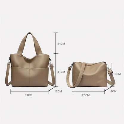 Large Capacity Soft Leather Women Shoulder Crossbody Bags High Quality Female Purses and Handbags Luxury Designer Messenger Bags