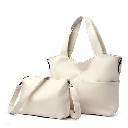 Large Capacity Soft Leather Women Shoulder Crossbody Bags High Quality Female Purses and Handbags Luxury Designer Messenger Bags