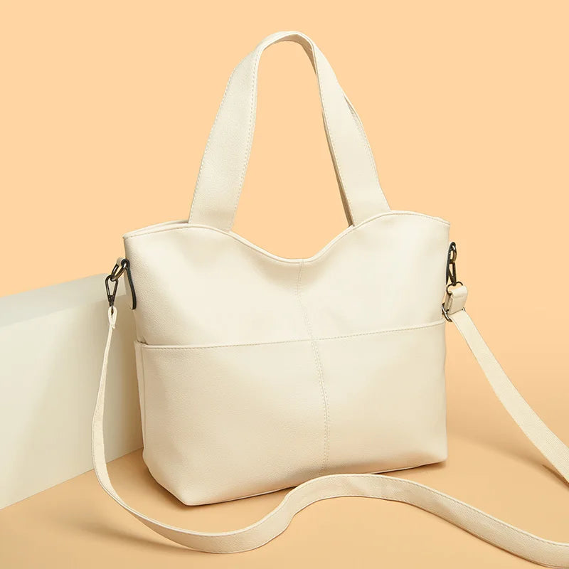 Large Capacity Soft Leather Women Shoulder Crossbody Bags High Quality Female Purses and Handbags Luxury Designer Messenger Bags