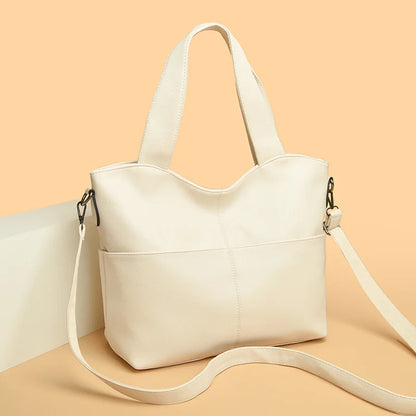 Large Capacity Soft Leather Women Shoulder Crossbody Bags High Quality Female Purses and Handbags Luxury Designer Messenger Bags