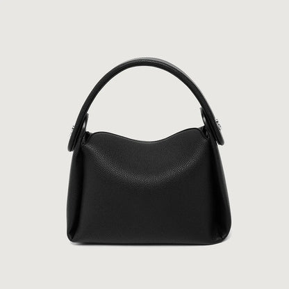 Large Capacity Solft Leather Handbags 2024 New Simple All-match Pillow Bag Female Solid Elegant Commuter Purses Clutch Bolsas
