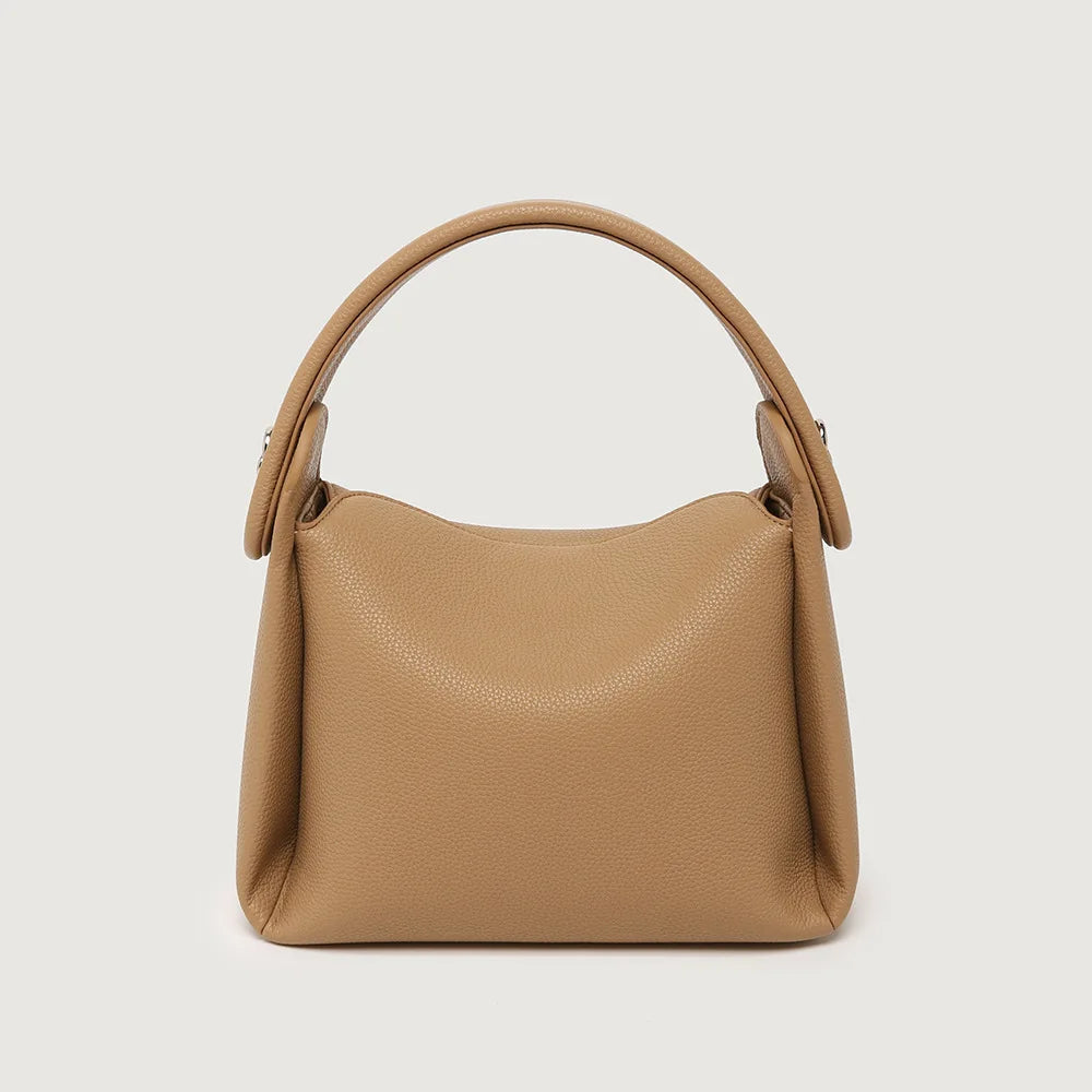 Large Capacity Solft Leather Handbags 2024 New Simple All-match Pillow Bag Female Solid Elegant Commuter Purses Clutch Bolsas