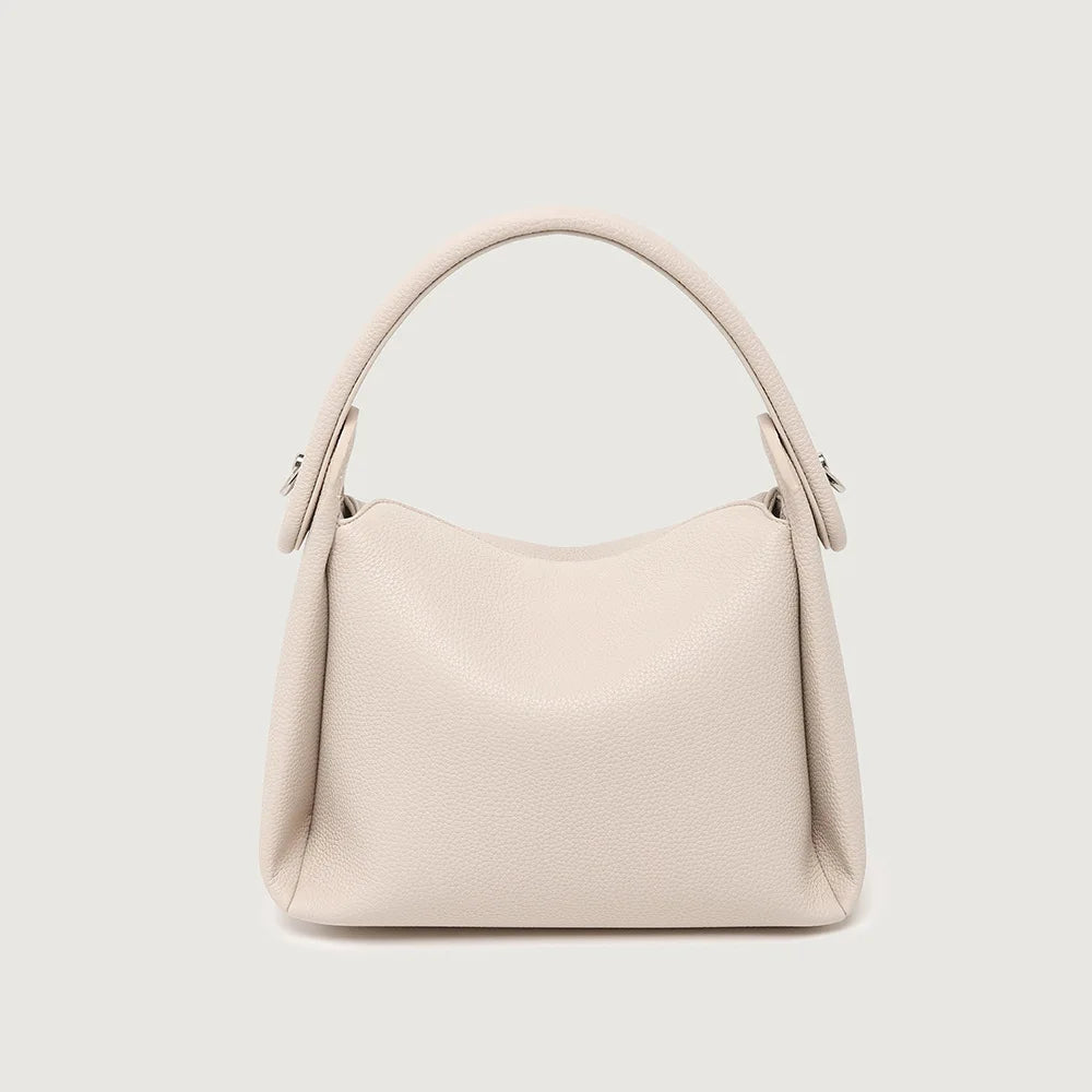 Large Capacity Solft Leather Handbags 2024 New Simple All-match Pillow Bag Female Solid Elegant Commuter Purses Clutch Bolsas