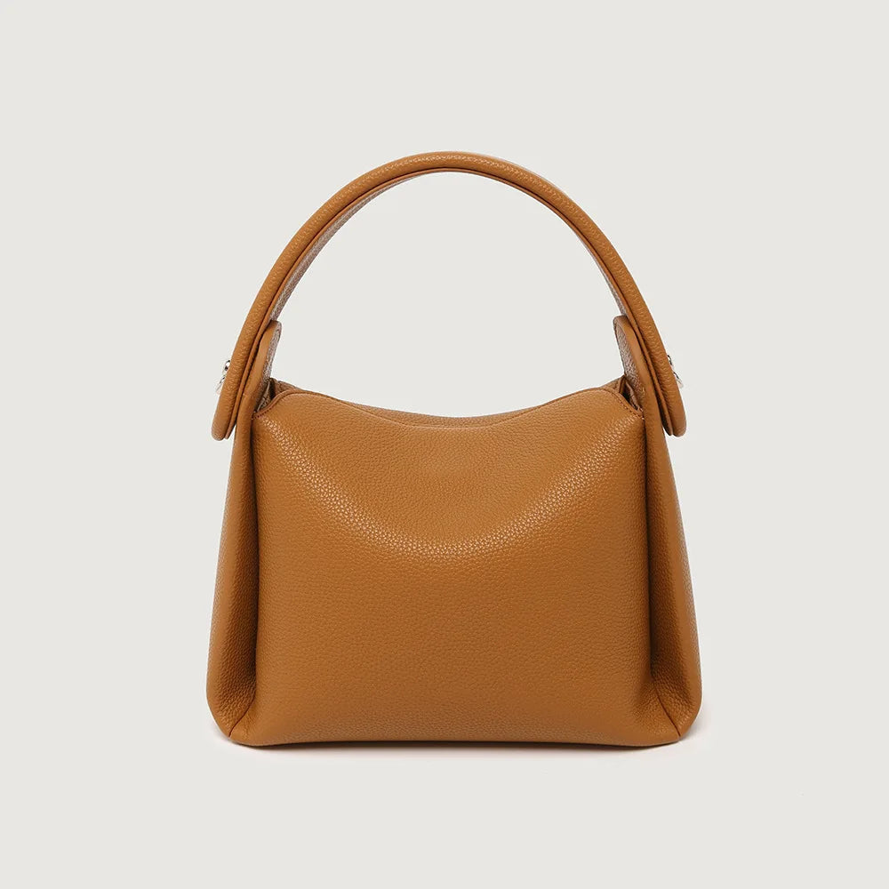 Large Capacity Solft Leather Handbags 2024 New Simple All-match Pillow Bag Female Solid Elegant Commuter Purses Clutch Bolsas