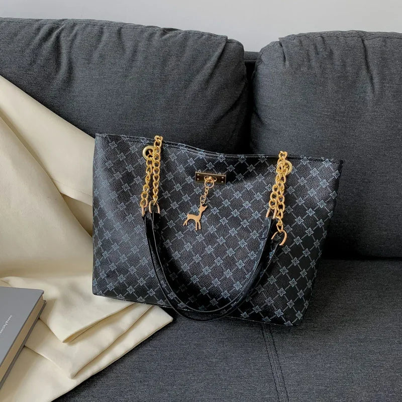 Large Capacity Tote Bag 2024 New Fashion Shoulder Bag Simple Handbag Women Bag Designer Bags Luxury