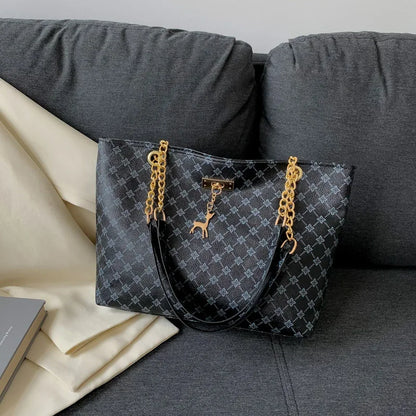 Large Capacity Tote Bag 2024 New Fashion Shoulder Bag Simple Handbag Women Bag Designer Bags Luxury