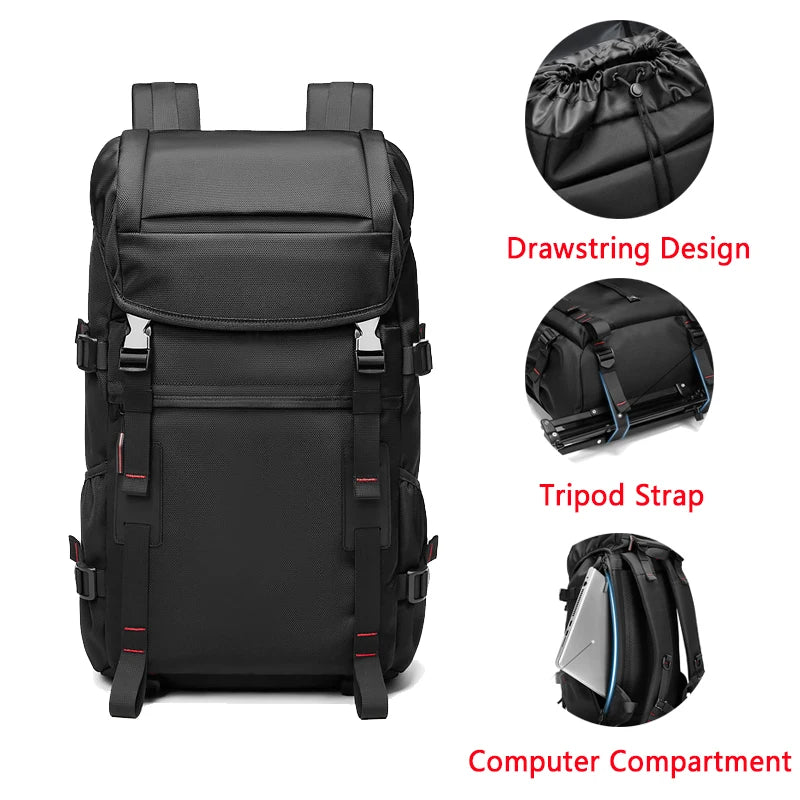 Large Capacity Travel Backpack for Men High Quality Backpacks Light-weight Outdoor Hiking Mountaineering Photography Laptop Bag