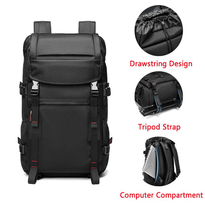 Large Capacity Travel Backpack for Men High Quality Backpacks Light-weight Outdoor Hiking Mountaineering Photography Laptop Bag
