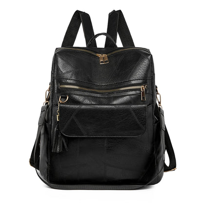 Large Capacity Travel Bag Fashion Backpacks for School Teenagers Girls High Quality Pu Leather Bookpack Luxury Designer Backpack