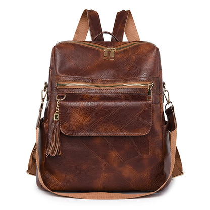 Large Capacity Travel Bag Fashion Backpacks for School Teenagers Girls High Quality Pu Leather Bookpack Luxury Designer Backpack