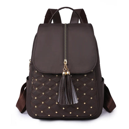 Large Capacity Travel Bagpack Solid Color Shoulder Bag High Quality Nylon Cloth Racksack Backpacks for Women Free Shipping Offer