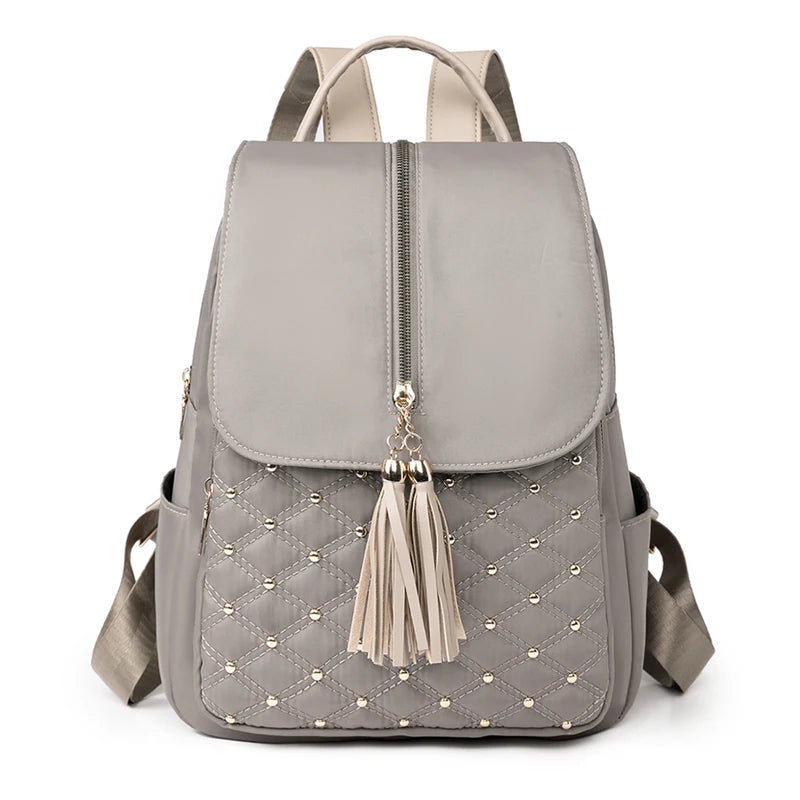 Large Capacity Travel Bagpack Solid Color Shoulder Bag High Quality Nylon Cloth Racksack Backpacks for Women Free Shipping Offer