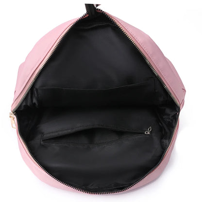 Large Capacity Travel Bagpack Solid Color Shoulder Bag High Quality Nylon Cloth Racksack Backpacks for Women Free Shipping Offer