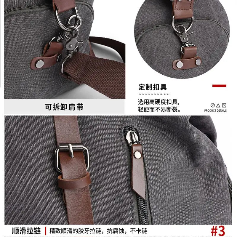 Large Capacity Travel Bags Handbags Luggage Canvas Bag Cut-proof Overnight Travel Bags Shoulder Bags Dropshipping