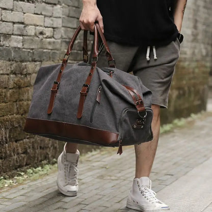 Large Capacity Travel Bags Handbags Luggage Canvas Bag Cut-proof Overnight Travel Bags Shoulder Bags Dropshipping
