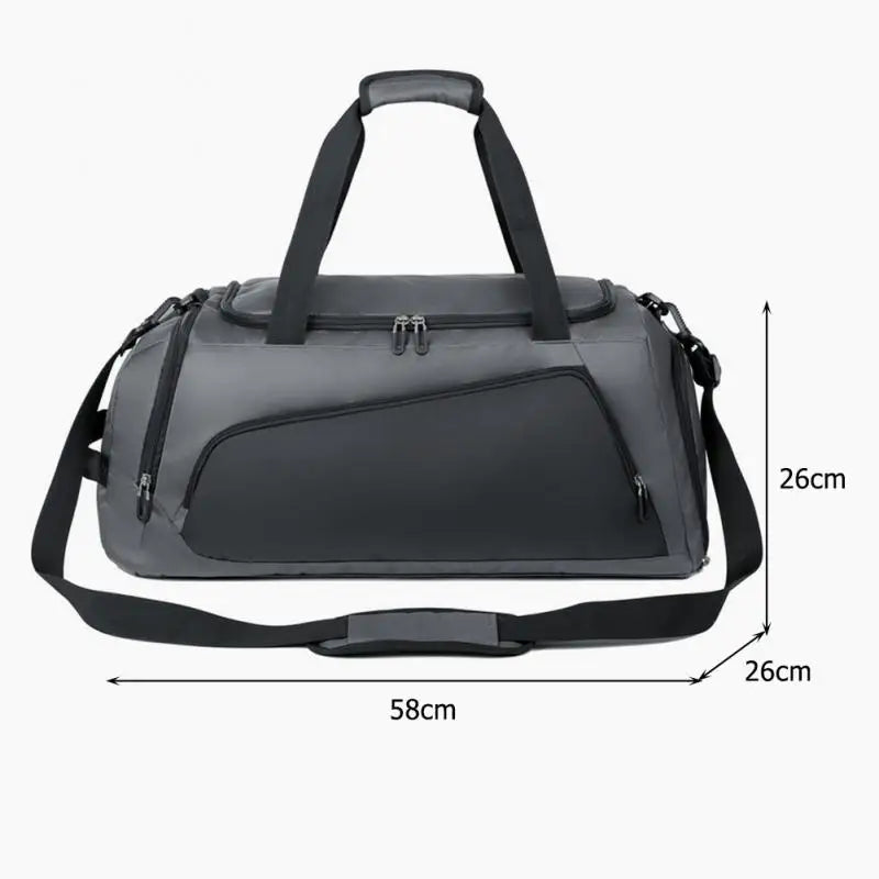 Large Capacity Travel Bags for Men Waterproof Duffle Bags Hand Luggage Bags Sports Gym Bag Shoulder Bags With Shoes Compartment