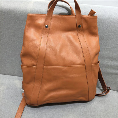 Large Capacity Unisex Multifunctional Portable Shoulder Bags Waterproof Business Travel Backpacks Retro Genuine Leather Bolsas