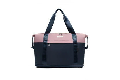Large Capacity Waterproof Travel Bag Color Matching Camping Fitness Bag Maternity Travel Pack Expansion and Folding Unisex