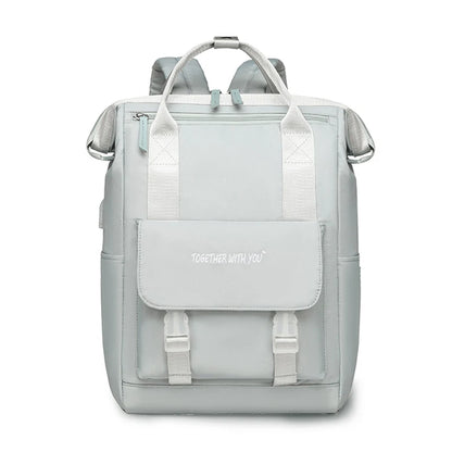 Large Capacity Women Backpack Female Waterproof 15.6 Inch College Laptop Backpack Schoolbag Mochila