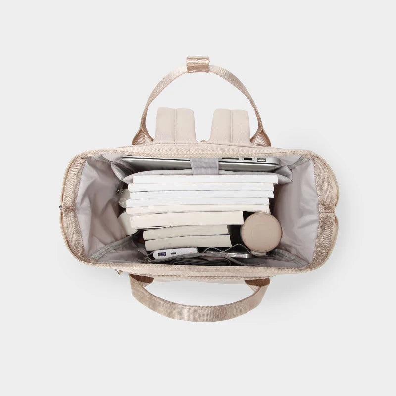 Large Capacity Women Backpack Female Waterproof 15.6 Inch College Laptop Backpack Schoolbag Mochila