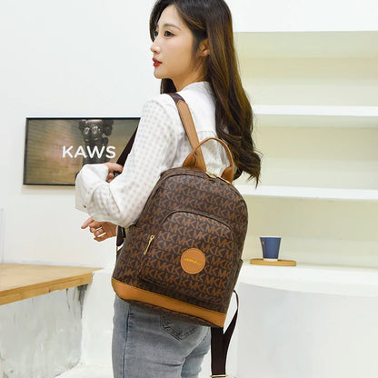 Large Capacity Women Backpack Purses High Quality Leather Female Vintage Bag School Bags Travel Bagpack Ladies Bookbag Rucksacks