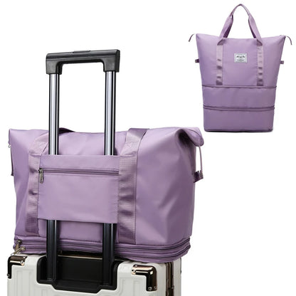 Large Capacity Women Travel Bags Waterproof Luggage Tote Handbag Travel Duffle Bag Gym Yoga Sports Storage Shoulder Bag For Men