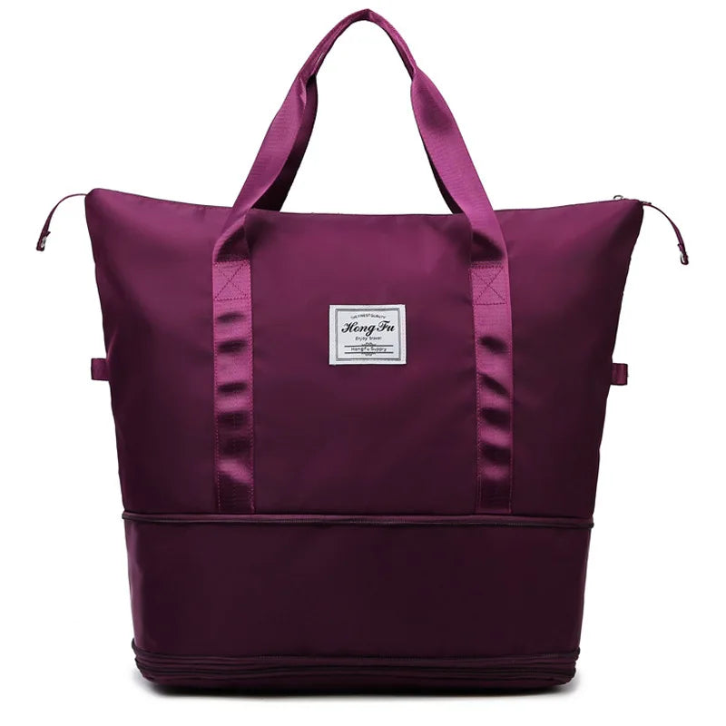 Large Capacity Women Travel Bags Waterproof Luggage Tote Handbag Travel Duffle Bag Gym Yoga Sports Storage Shoulder Bag For Men