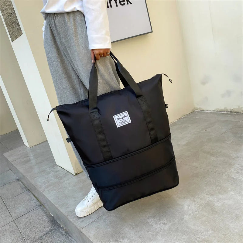Large Capacity Women Travel Bags Waterproof Luggage Tote Handbag Travel Duffle Bag Gym Yoga Sports Storage Shoulder Bag For Men