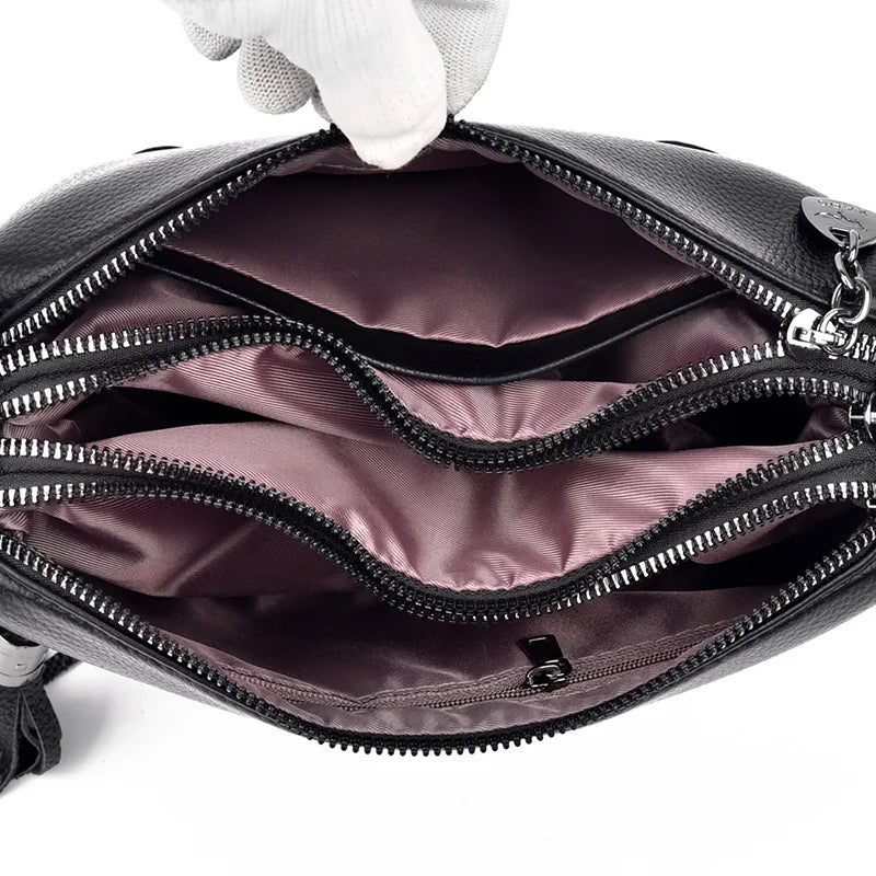Large Capacity Women's Tassels Shoulder Bag Luxury Women's Designer Crossbody Bags Solid Color Quality Girl Wallet Shopping Bags
