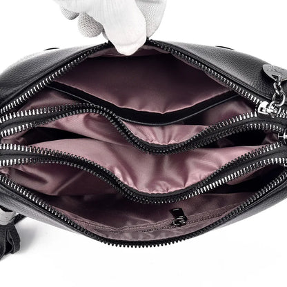 Large Capacity Women's Tassels Shoulder Bag Luxury Women's Designer Crossbody Bags Solid Color Quality Girl Wallet Shopping Bags