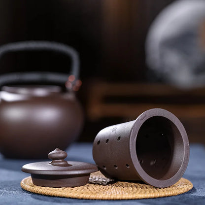 Large Capacity Yixing Teapot Purple Clay Tea Pot Household Kung Fu Kettle with Filter Office Teacup Ceramic Tea Set Drinkware