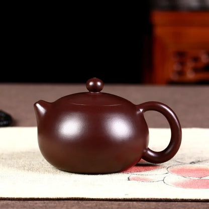 Large Capacity Yixing Teapots Purple Clay Filter Xishi Tea Pot Tie Guanyin Beauties Handmade Kettle Boutique Tea Set 280ml