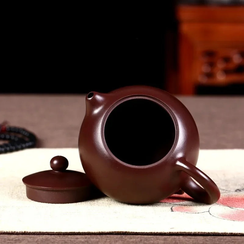 Large Capacity Yixing Teapots Purple Clay Filter Xishi Tea Pot Tie Guanyin Beauties Handmade Kettle Boutique Tea Set 280ml