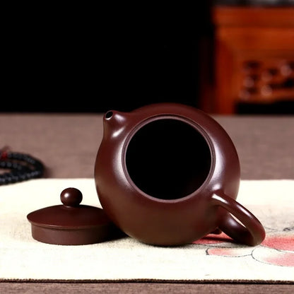 Large Capacity Yixing Teapots Purple Clay Filter Xishi Tea Pot Tie Guanyin Beauties Handmade Kettle Boutique Tea Set 280ml