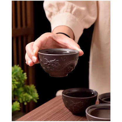 Large Capacity Yixing Zhu Ni Flower Tea Kettle Large Purple Sand Teapot Chinese Tea Set Handmade Ceramic Tea Pot