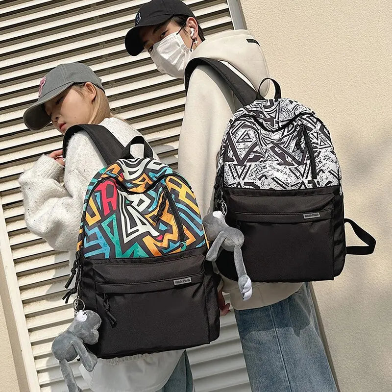 Large Capacity and Minimalist Waterproof Outdoor College Bookbags Laptop Backpack Bag Youth School Backpacks