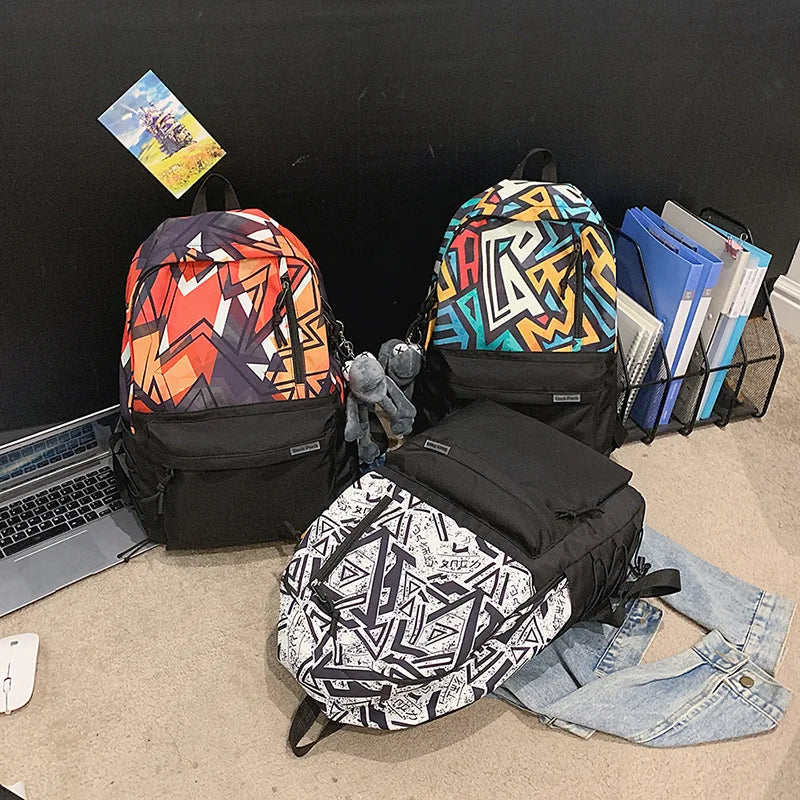 Large Capacity and Minimalist Waterproof Outdoor College Bookbags Laptop Backpack Bag Youth School Backpacks
