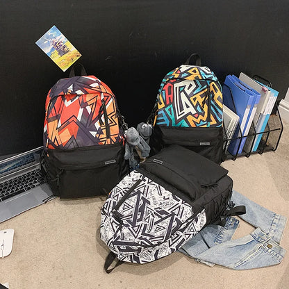 Large Capacity and Minimalist Waterproof Outdoor College Bookbags Laptop Backpack Bag Youth School Backpacks