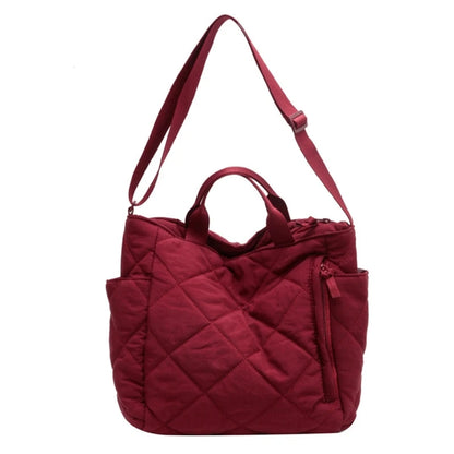 Large Capacity for Girl Women Multipurpose Nylon Soft Tote Bag Autumn Winter