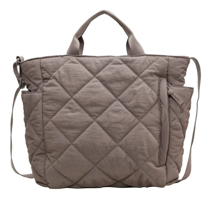 Large Capacity for Girl Women Multipurpose Nylon Soft Tote Bag Autumn Winter