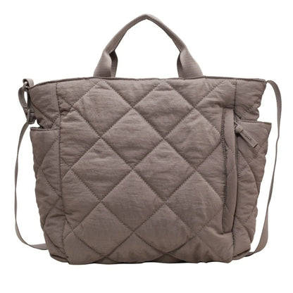 Large Capacity for Girl Women Multipurpose Nylon Soft Tote Bag Autumn Winter