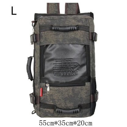 Large Capacity men's backpack Travel Bag sports Casual canvas Backpacks For Male Mutifunctional Out Door Bags school bags pack