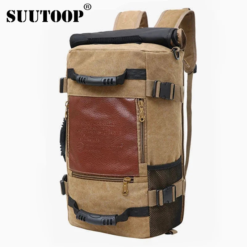Large Capacity men's backpack Travel Bag sports Casual canvas Backpacks For Male Mutifunctional Out Door Bags school bags pack