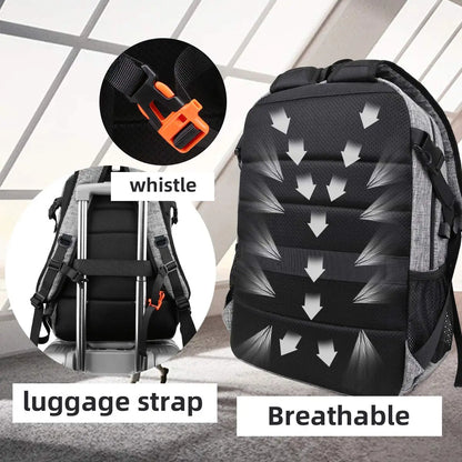 Large Laptop Backpack 17.3 inch Durable Waterproof Travel College Backpack Bookbag for Men & Women Business Backpack with USB Ch