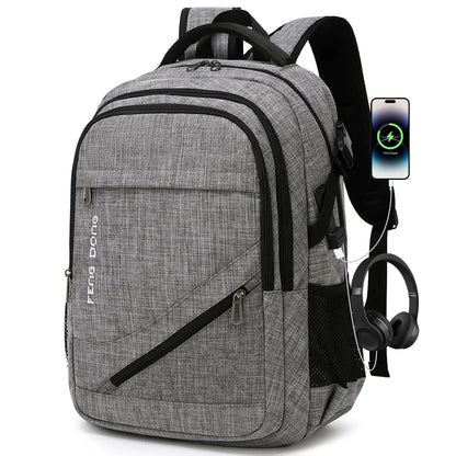Large Laptop Backpack 17.3 inch Durable Waterproof Travel College Backpack Bookbag for Men & Women Business Backpack with USB Ch