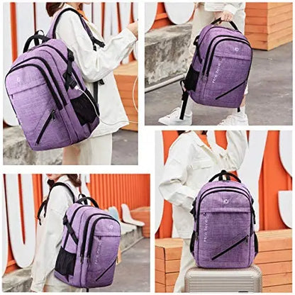 Large Laptop Backpack 17.3 inch Waterproof Travel College Backpack Bookbag,Crossbody Sling Bags for Men & Women