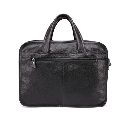 Large Men Genuine Handbags Male Business Office Laptop Men's Leather Travel Shoulder Brand Design Messneger Bag