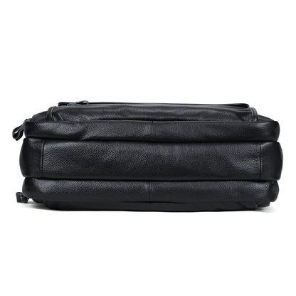 Large Men Handbgs Male Genuine Leather Travel Brifcases Men's 15.6 Inch Laptop Shoulder Business A4 Bag