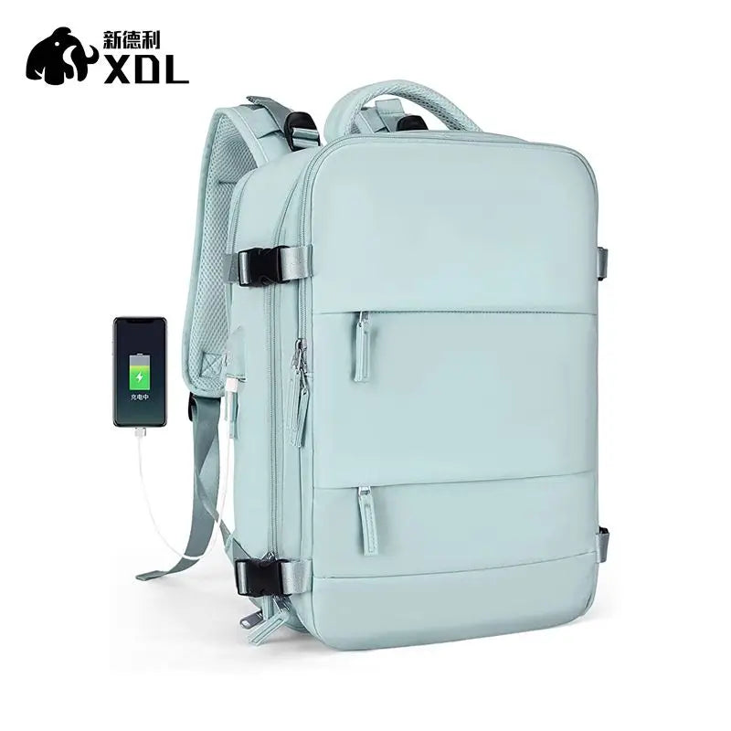 Large Mummy Bag Travel Backpack For Women Men Hiking Backpack Waterproof Outdoor Sports Rucksack Casual Daypack Travel Essential